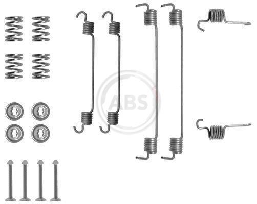 Kit d'accessoires pour mâchoire de frein à tambour A.B.S. ALL BRAKE SYSTEMS BV. ref. 0784Q