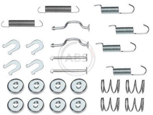 Kit d'accessoires pour mâchoire de frein à tambour A.B.S. ALL BRAKE SYSTEMS BV. ref. 0810Q