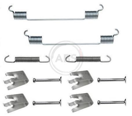 Kit d'accessoires pour mâchoire de frein à tambour A.B.S. ALL BRAKE SYSTEMS BV. ref. 0814Q