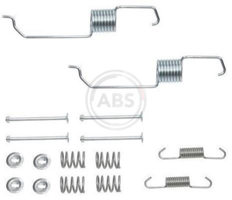 Kit d'accessoires pour mâchoire de frein à tambour A.B.S. ALL BRAKE SYSTEMS BV. ref. 0825Q