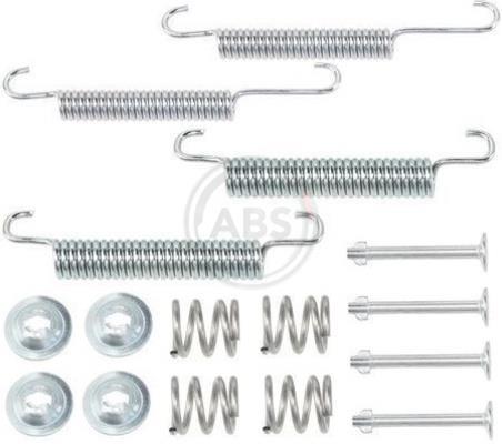 Kit d'accessoires pour mâchoire de frein à tambour A.B.S. ALL BRAKE SYSTEMS BV. ref. 0893Q