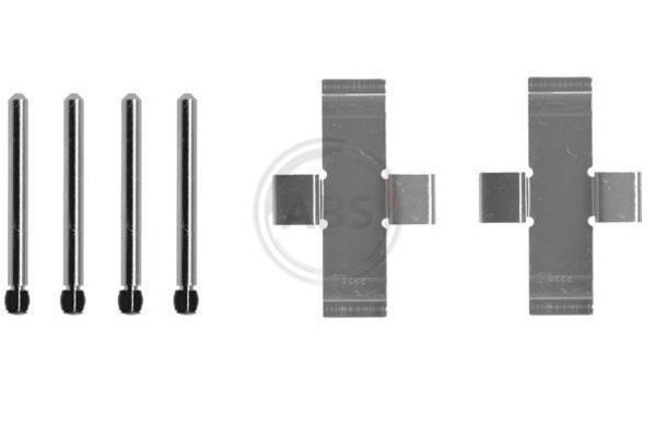 Kit acessórios de pastilhas de travão A.B.S. ALL BRAKE SYSTEMS BV. ref. 0904Q