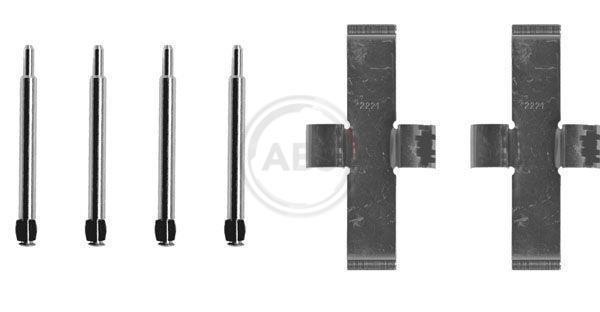 Kit d'accessoires pour plaquette de frein à disque A.B.S. ALL BRAKE SYSTEMS BV. 0924Q