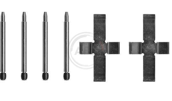 Kit acessórios de pastilhas de travão A.B.S. ALL BRAKE SYSTEMS BV. ref. 0958Q