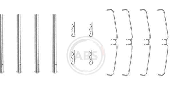 Kit acessórios de pastilhas de travão A.B.S. ALL BRAKE SYSTEMS BV. ref. 0965Q
