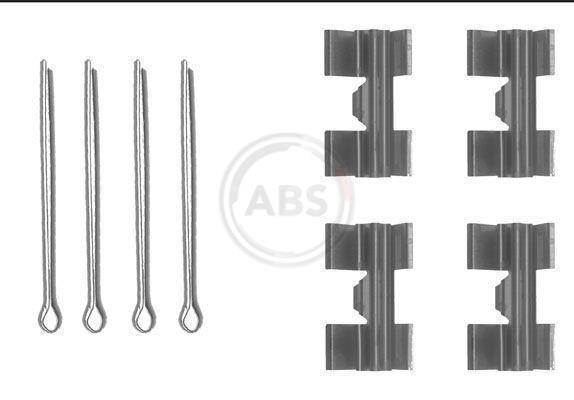 Kit acessórios de pastilhas de travão A.B.S. ALL BRAKE SYSTEMS BV. ref. 0969Q