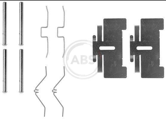 Kit acessórios de pastilhas de travão A.B.S. ALL BRAKE SYSTEMS BV. ref. 0974Q