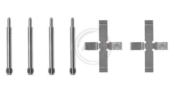 Kit acessórios de pastilhas de travão A.B.S. ALL BRAKE SYSTEMS BV. ref. 0980Q