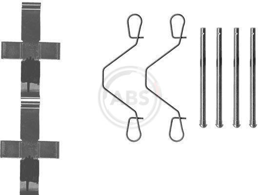 Kit acessórios de pastilhas de travão A.B.S. ALL BRAKE SYSTEMS BV. ref. 0991Q