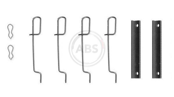 Kit acessórios de pastilhas de travão A.B.S. ALL BRAKE SYSTEMS BV. ref. 0992Q