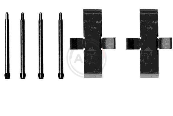 Kit acessórios de pastilhas de travão A.B.S. ALL BRAKE SYSTEMS BV. ref. 1003Q