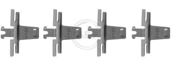 Kit acessórios de pastilhas de travão A.B.S. ALL BRAKE SYSTEMS BV. ref. 1018Q