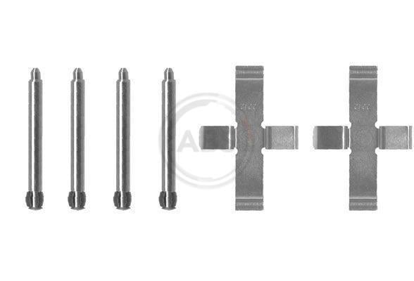 Kit acessórios de pastilhas de travão A.B.S. ALL BRAKE SYSTEMS BV. ref. 1046Q