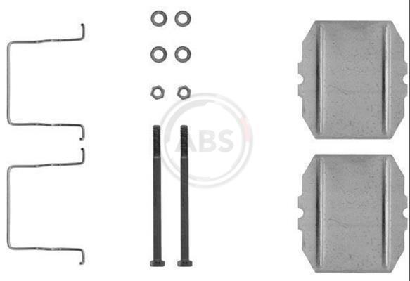 Kit acessórios de pastilhas de travão A.B.S. ALL BRAKE SYSTEMS BV. ref. 1053Q