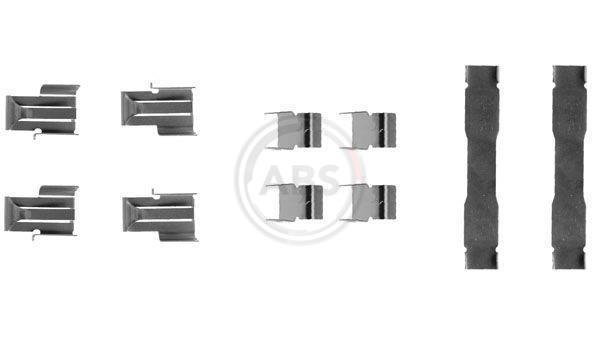 Kit acessórios de pastilhas de travão A.B.S. ALL BRAKE SYSTEMS BV. ref. 1071Q