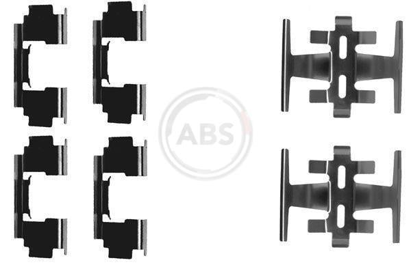 Kit acessórios de pastilhas de travão A.B.S. ALL BRAKE SYSTEMS BV. ref. 1088Q