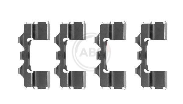 Kit acessórios de pastilhas de travão A.B.S. ALL BRAKE SYSTEMS BV. ref. 1104Q