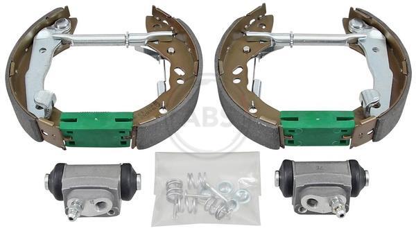Jeu de 4 mâchoires de frein (Garniture de frein à tambour) A.B.S. ALL BRAKE SYSTEMS BV. ref. 111463