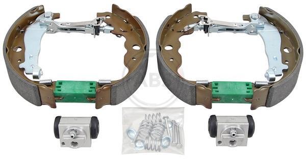 Jeu de 4 mâchoires de frein (Garniture de frein à tambour) A.B.S. ALL BRAKE SYSTEMS BV. ref. 111503