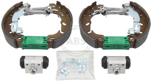 Jeu de 4 mâchoires de frein (Garniture de frein à tambour) A.B.S. ALL BRAKE SYSTEMS BV. ref. 111505