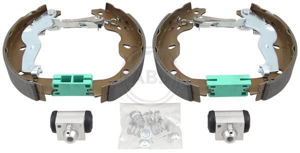Jeu de 4 mâchoires de frein (Garniture de frein à tambour) A.B.S. ALL BRAKE SYSTEMS BV. ref. 111522