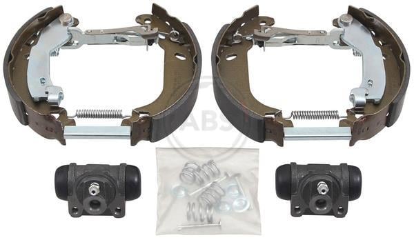 Jeu de 4 mâchoires de frein (Garniture de frein à tambour) A.B.S. ALL BRAKE SYSTEMS BV. ref. 111547