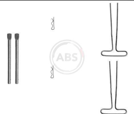 Kit acessórios de pastilhas de travão A.B.S. ALL BRAKE SYSTEMS BV. ref. 1120Q