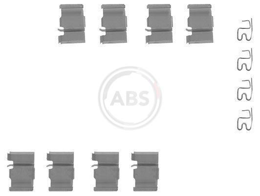 Kit acessórios de pastilhas de travão A.B.S. ALL BRAKE SYSTEMS BV. ref. 1133Q