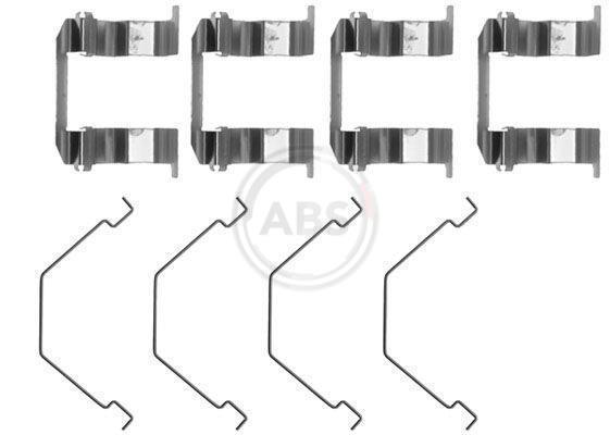 Kit d'accessoires pour plaquette de frein à disque A.B.S. ALL BRAKE SYSTEMS BV. ref. 1158Q