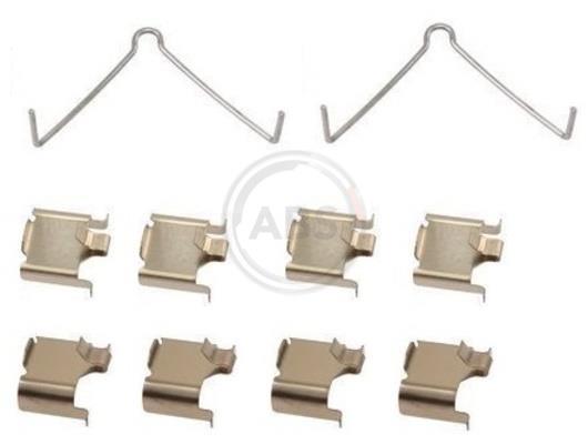 Kit acessórios de pastilhas de travão A.B.S. ALL BRAKE SYSTEMS BV. ref. 1166Q