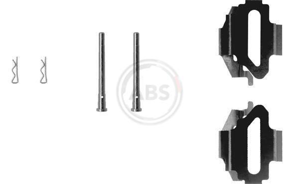 Kit acessórios de pastilhas de travão A.B.S. ALL BRAKE SYSTEMS BV. ref. 1168Q