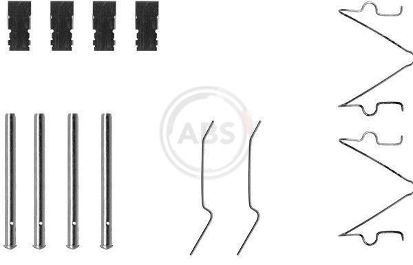 Kit acessórios de pastilhas de travão A.B.S. ALL BRAKE SYSTEMS BV. ref. 1173Q