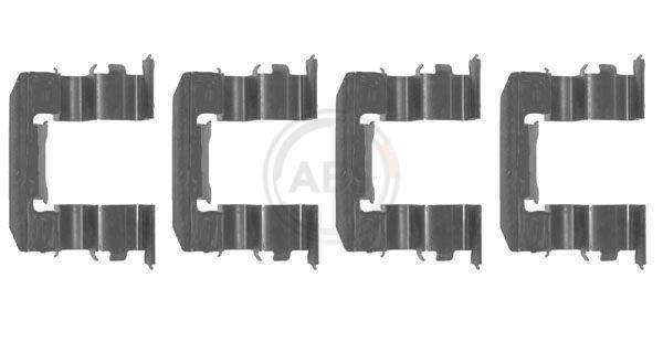 Kit acessórios de pastilhas de travão A.B.S. ALL BRAKE SYSTEMS BV. ref. 1184Q