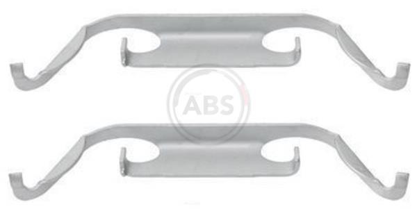Kit acessórios de pastilhas de travão A.B.S. ALL BRAKE SYSTEMS BV. ref. 1222Q