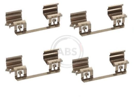 Kit acessórios de pastilhas de travão A.B.S. ALL BRAKE SYSTEMS BV. ref. 1234Q