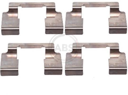 Kit acessórios de pastilhas de travão A.B.S. ALL BRAKE SYSTEMS BV. ref. 1235Q
