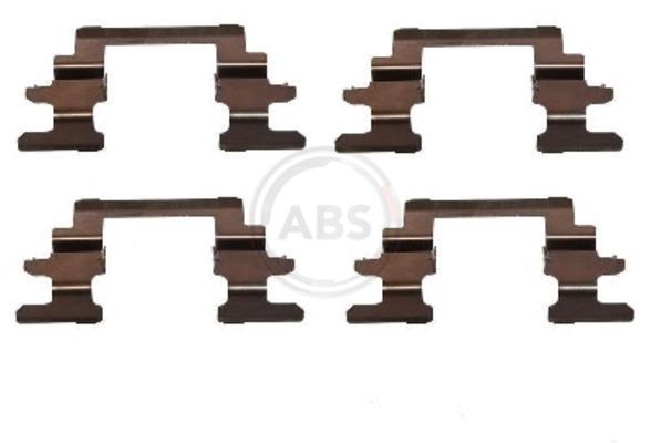 Kit acessórios de pastilhas de travão A.B.S. ALL BRAKE SYSTEMS BV. ref. 1236Q