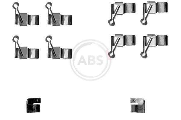 Kit acessórios de pastilhas de travão A.B.S. ALL BRAKE SYSTEMS BV. ref. 1238Q