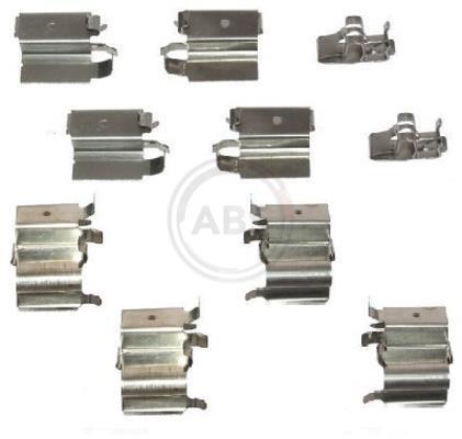 Kit acessórios de pastilhas de travão A.B.S. ALL BRAKE SYSTEMS BV. ref. 1240Q