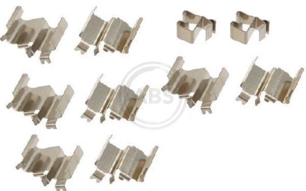 Kit acessórios de pastilhas de travão A.B.S. ALL BRAKE SYSTEMS BV. ref. 1244Q