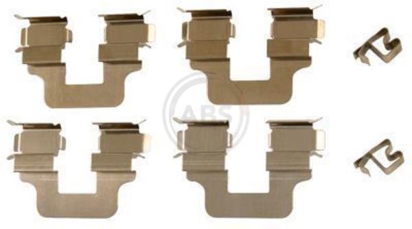 Kit d'accessoires pour plaquette de frein à disque A.B.S. ALL BRAKE SYSTEMS BV. ref. 1245Q