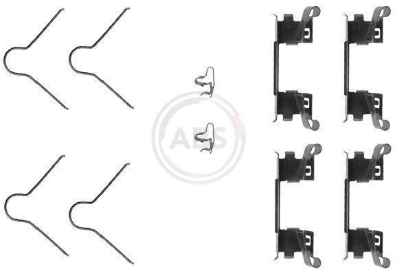 Kit acessórios de pastilhas de travão A.B.S. ALL BRAKE SYSTEMS BV. ref. 1254Q