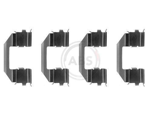 Kit acessórios de pastilhas de travão A.B.S. ALL BRAKE SYSTEMS BV. ref. 1258Q