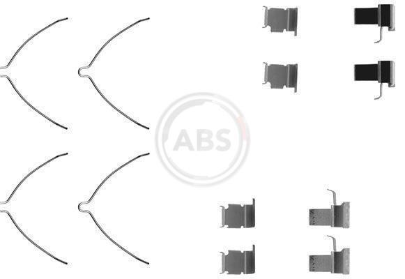 Kit acessórios de pastilhas de travão A.B.S. ALL BRAKE SYSTEMS BV. ref. 1261Q