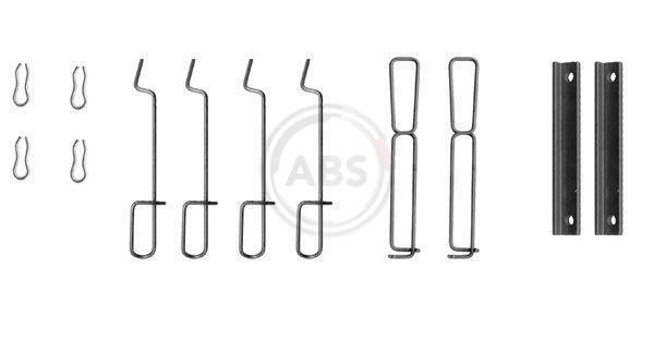 Kit acessórios de pastilhas de travão A.B.S. ALL BRAKE SYSTEMS BV. ref. 1265Q