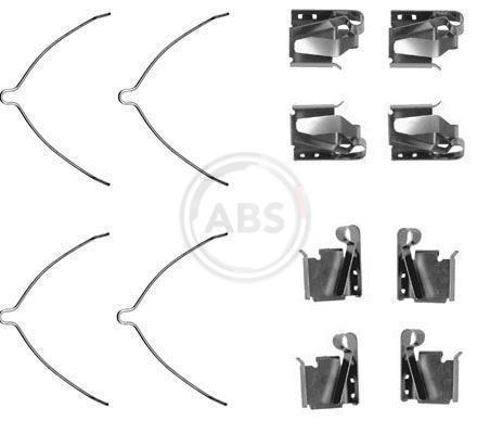 Kit acessórios de pastilhas de travão A.B.S. ALL BRAKE SYSTEMS BV. ref. 1269Q