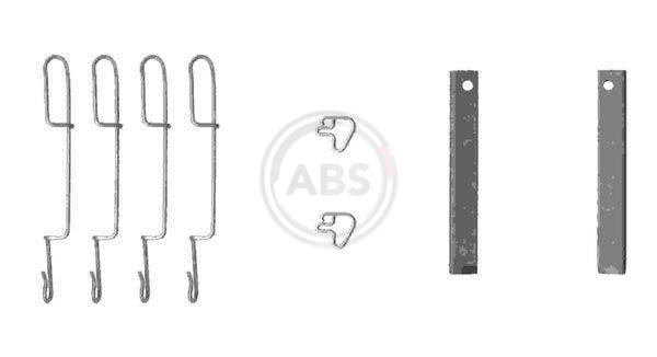 Kit acessórios de pastilhas de travão A.B.S. ALL BRAKE SYSTEMS BV. ref. 1280Q