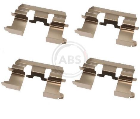 Kit acessórios de pastilhas de travão A.B.S. ALL BRAKE SYSTEMS BV. ref. 1281Q