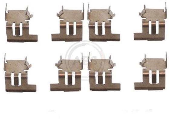 Kit acessórios de pastilhas de travão A.B.S. ALL BRAKE SYSTEMS BV. ref. 1286Q