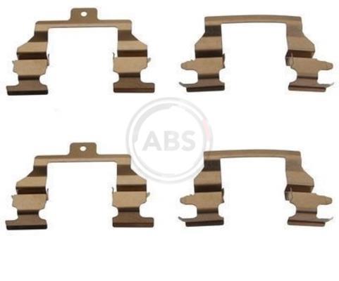 Kit acessórios de pastilhas de travão A.B.S. ALL BRAKE SYSTEMS BV. ref. 1291Q